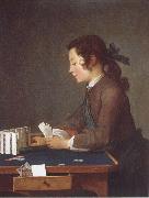 Jean Baptiste Simeon Chardin Korthuset Spain oil painting artist